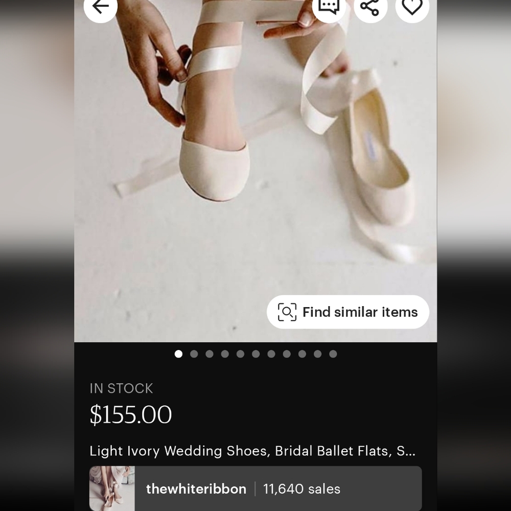 Etsy handmade leather bridal ballet flat shoes